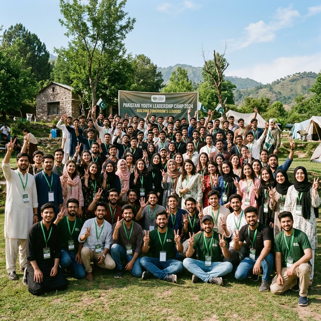 Group photo of youth volunteers