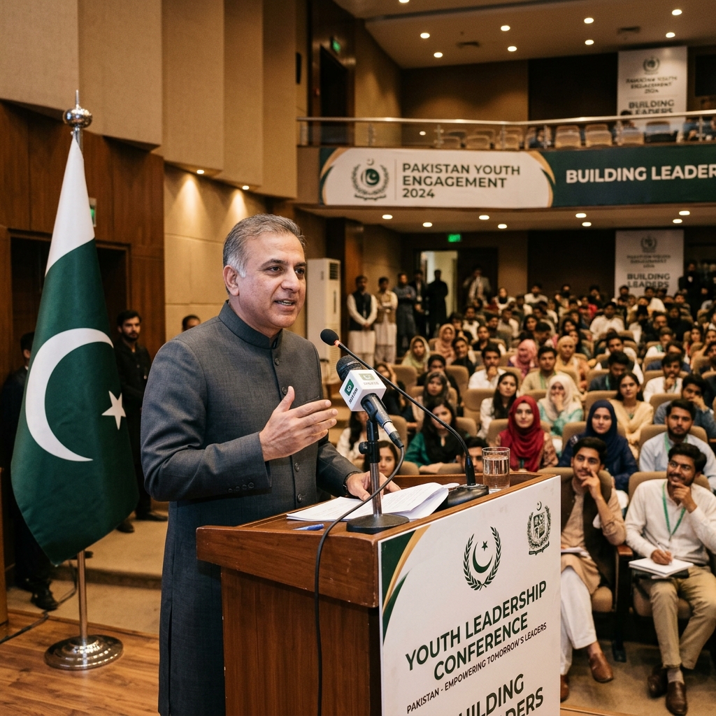 Chief Guest speaking at the event